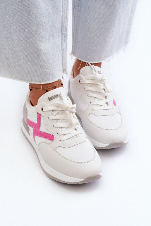 Sneakers modelio batai Moteriškos su platforma INBLU IN000362 baltos spalvos