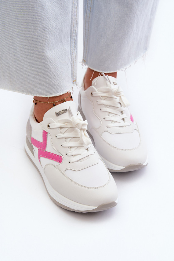 Sneakers modelio batai Moteriškos su platforma INBLU IN000362 baltos spalvos