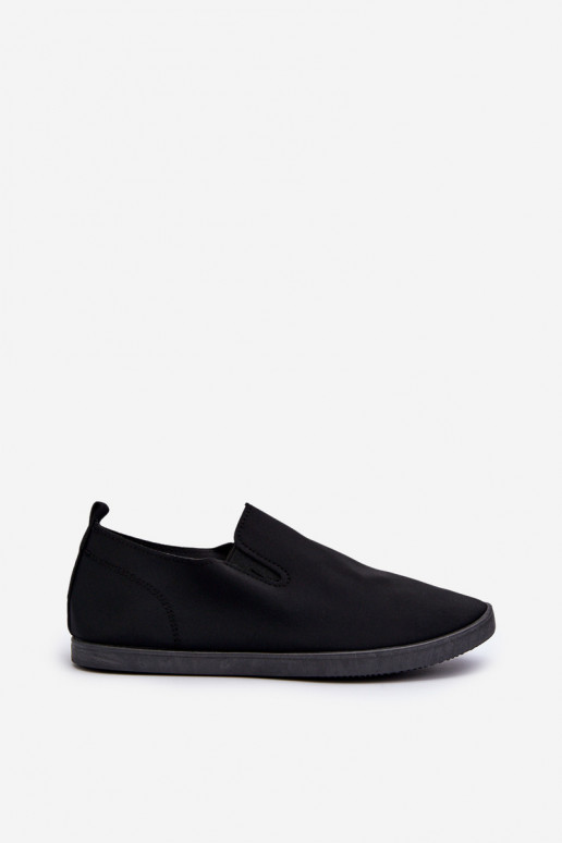 Moteriškos Sportbačiai laisvalaikio batai Slip-On juodos spalvos Lovinia