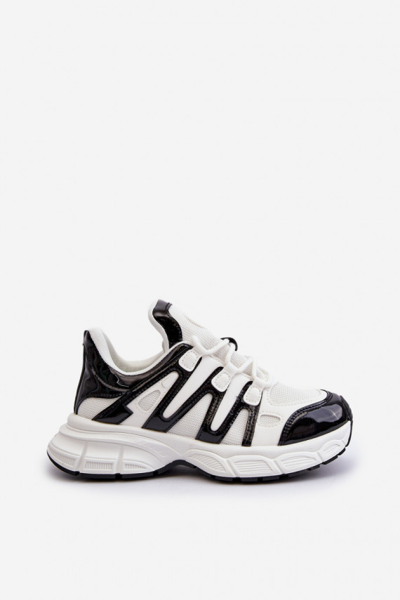 Sneakers modelio batai Moteriškos Baltos-juodos spalvos Ahmani