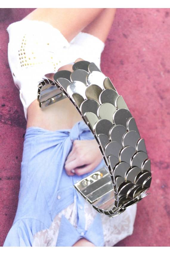 Apyrankė "Silver Dragon Skin"