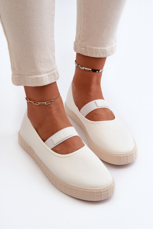 Moteriški batai Big Star NN274601 baltos spalvos