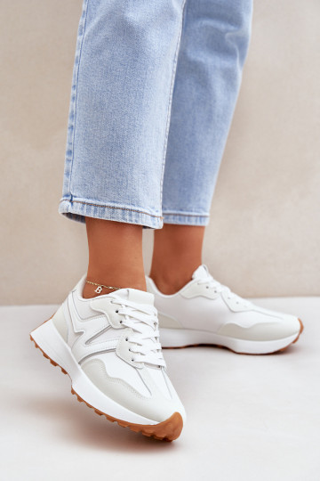 sportiniai bateliai Sneakers modelio batai Moteriškos baltos spalvos Britma 2