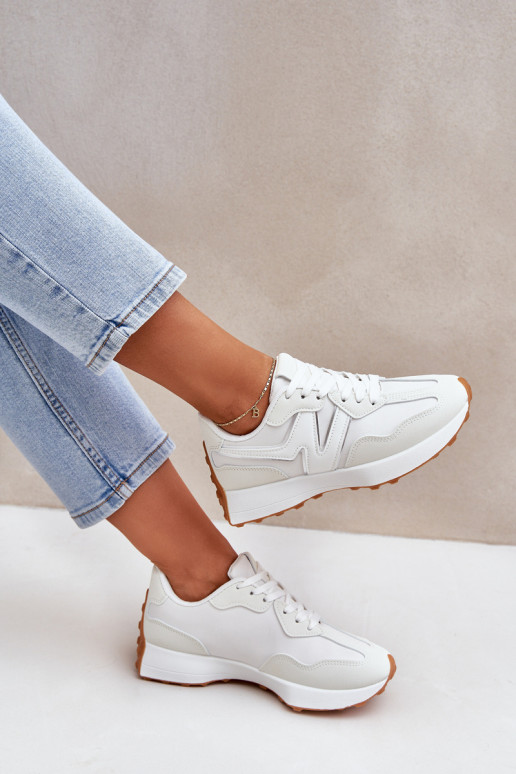 sportiniai bateliai Sneakers modelio batai Moteriškos baltos spalvos Britma