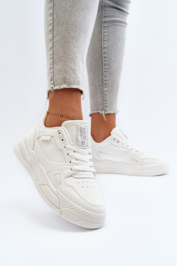 Moteriškos Sneakers modelio batai Big Star NN274667 baltos spalvos 2