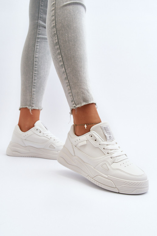 Moteriškos Sneakers modelio batai Big Star NN274667 baltos spalvos