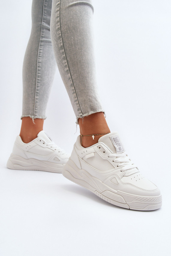 Moteriškos Sneakers modelio batai Big Star NN274667 baltos spalvos