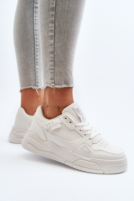 Moteriškos Sneakers modelio batai Big Star NN274667 baltos spalvos