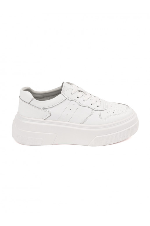 baltos spalvos Sneakers modelio batai su platforma oda Sergio Leone