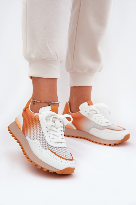 Oda sportiniai bateliai su tinkleliu Moteriškos Vinceza 66775 oranžinės spalvos