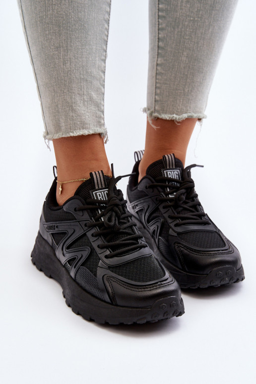 Moteriški laisvalaikio batai Big Star NN274A085 juodos spalvos Moteriški laisvalaikio batai Big Star NN274A085 juodos spalvos