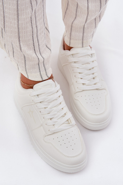 Sneakers modelio batai Moteriškos Big Star RR274A241 HI-POLY SYSTEM baltos spalvos