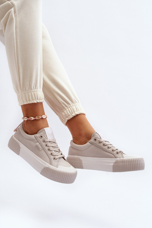 Laisvalaikio bateliai su masyviu padu Lee Cooper LCW-24-31-2178 pilkos spalvos
