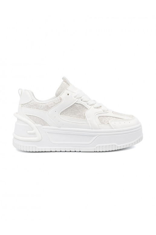 Sneakers modelio batai d msk s krajkou b l 
