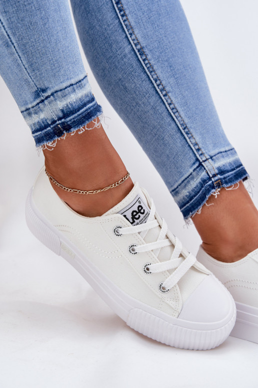 Laisvalaikio bateliai su platforma LEE ISLA C WOMEN LOW 50251001 baltos spalvos
