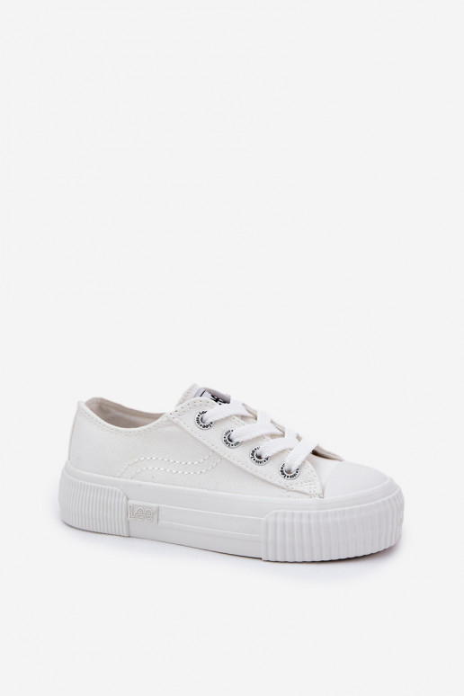Vaikiški sportbačiai LEE ISLA C LOW JR 50251058 baltos spalvos
