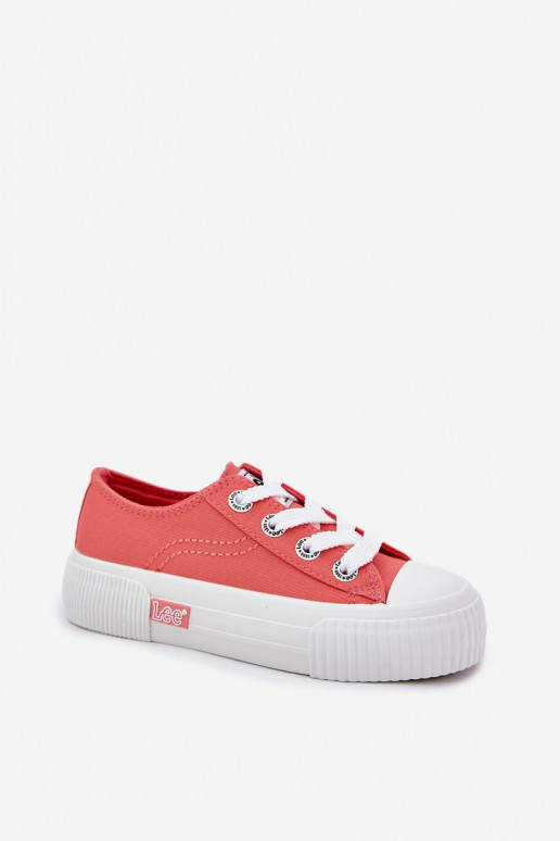 Vaikiški sportbačiai LEE ISLA C LOW JR 50251058 koralinės spalvos