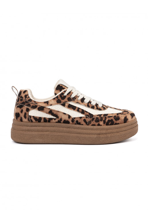 Moteriški laisvalaikio batai leopardo raštas