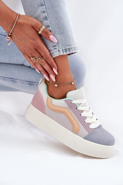 Sneakers modelio batai Moteriškos su platforma įvairių spalvų Tellnira