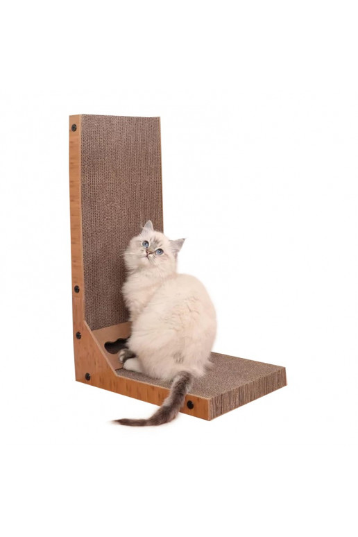 Drapak dla a tekturowy su zabawką piłką XL 40x26x60cm KOT11