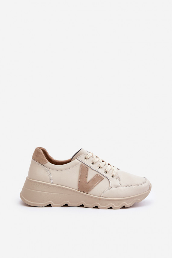 Oda sportiniai bateliai Moteriškos Vinceza 7918 smėlio spalvos