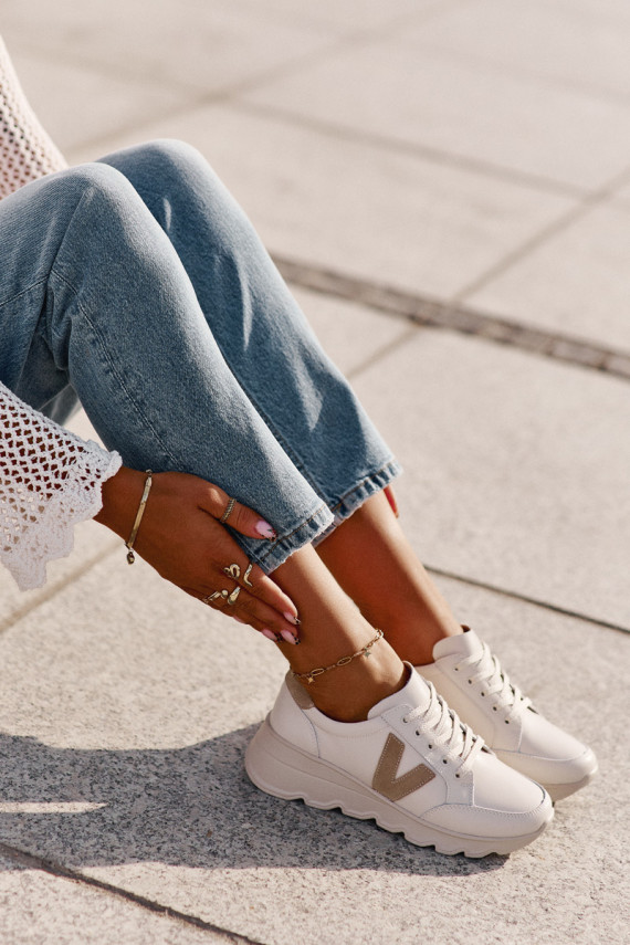 Oda sportiniai bateliai Moteriškos Vinceza 7918 smėlio spalvos