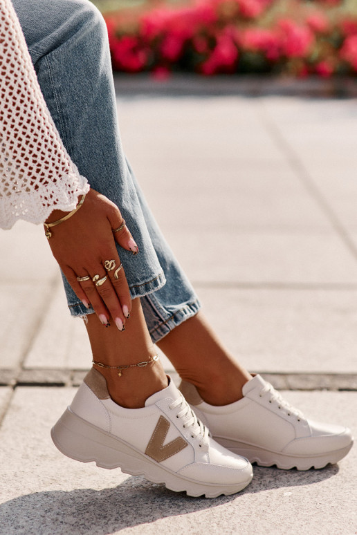 Oda sportiniai bateliai Moteriškos Vinceza 7918 smėlio spalvos