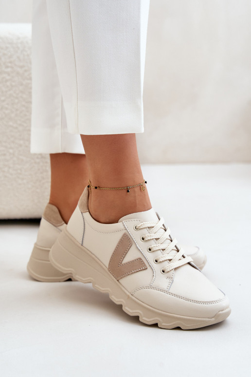 Oda sportiniai bateliai Moteriškos Vinceza 7918 smėlio spalvos