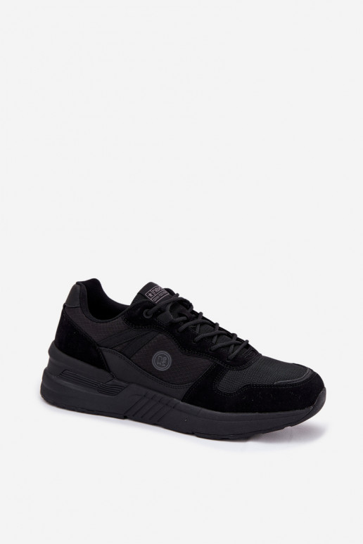 sportiniai bateliai Sneakers modelio batai Vyrai su platforma juodos spalvos Hanirin