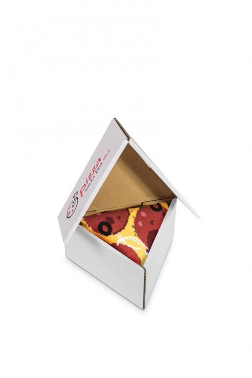 Spalvotos kojinės 1pora Pizza Pepperoni