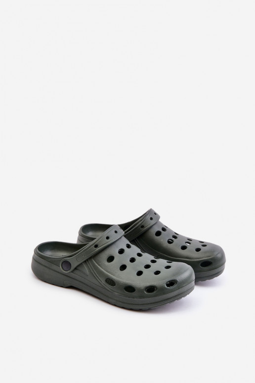 Vyrai Šlepetės basutės Do Ogrodu Basen chaki spalvos