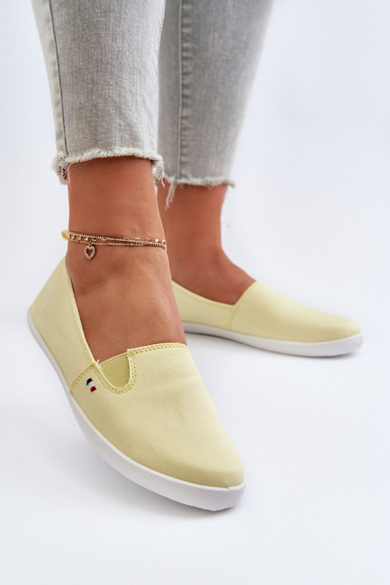 Sportbačiai laisvalaikio batai Slip-On Moteriškos geltonos spalvos Adrancia