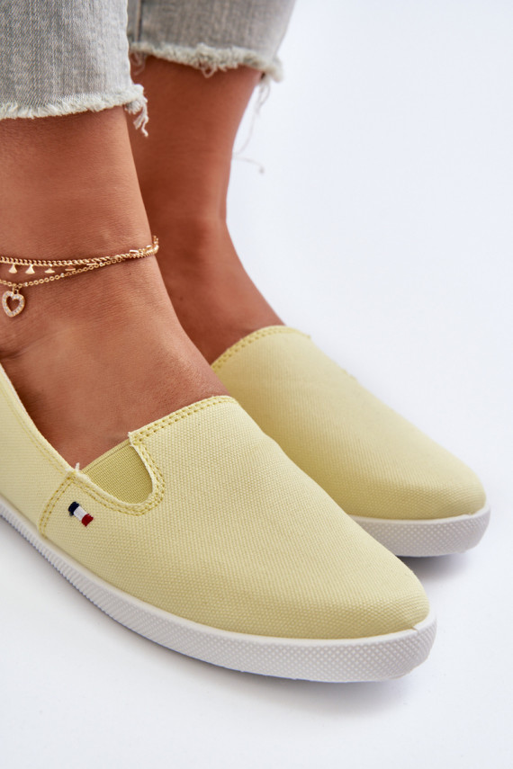 Sportbačiai laisvalaikio batai Slip-On Moteriškos geltonos spalvos Adrancia