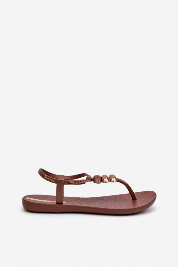 Moteriškos Lygiapadės basutės Šlepetės 83507 Ipanema Class Blown Up Sandal Fem rudos spalvos