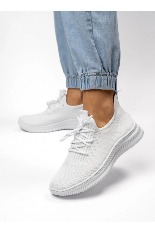 Moteriškos Sneakers modelio batai LINA WHITE Lekkość, Przewiewność i Codzienny Komfort
