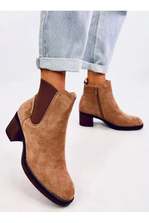 Aulinukai su plačiu kulnu FILL BEIGE