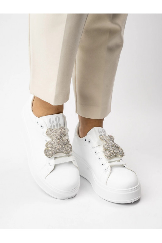 Moteriškos Sneakers modelio batai VELARA ALL WHITE
