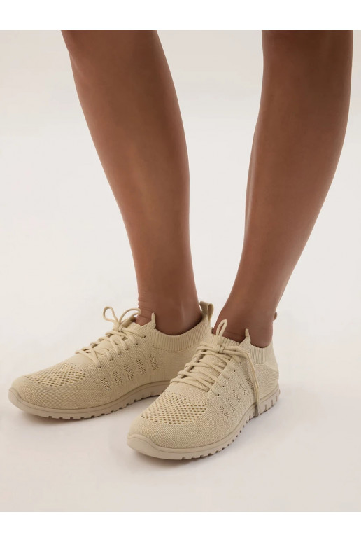 Sneakers modelio batai FitWalk dramblio kaulo spalvos