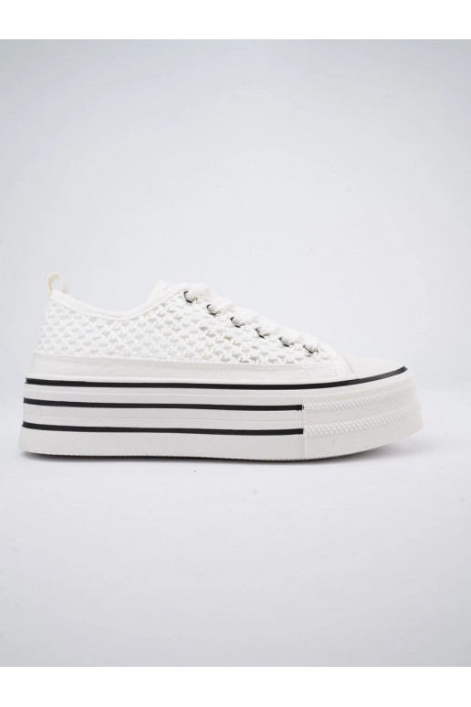 Sneakers modelio batai Eleganto baltos spalvos