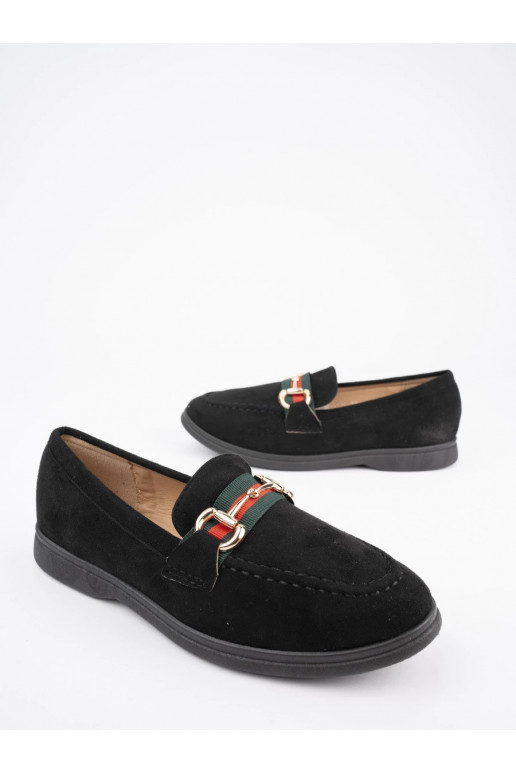 Elegantiško stiliaus Mokasinai Veneziano juodos spalvos