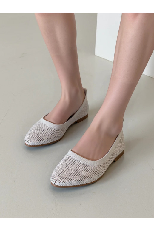 Balerinos Urban Elegance baltos spalvos