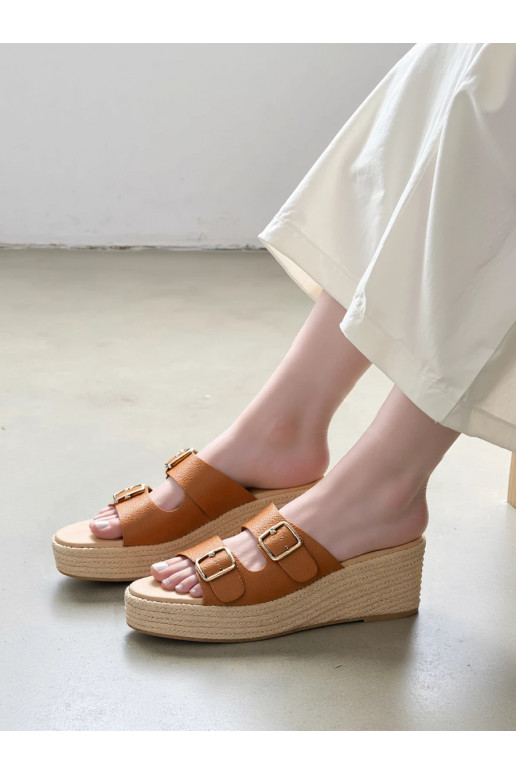 Šlepetės Eleganzia Camel