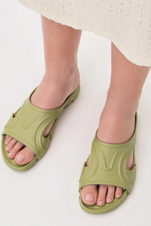 Moteriškos Šlepetės NOVA FOAM GREEN
