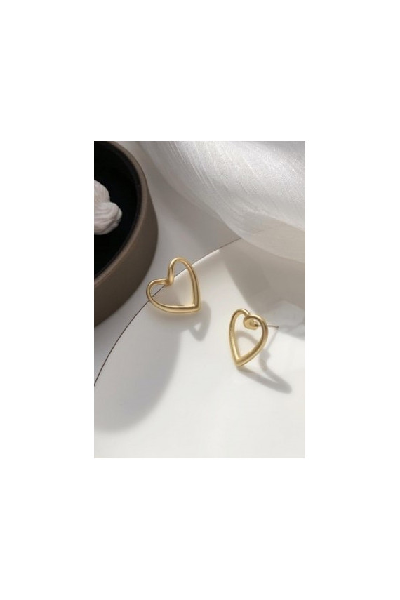 Auskarai Two Hearts