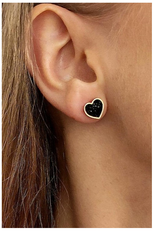 Paauksuoti nerūdijančio plieno auskarai