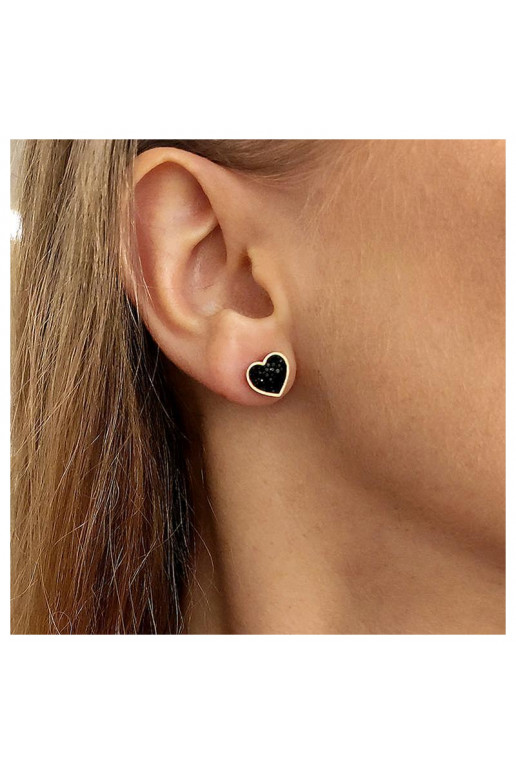 Paauksuoti nerūdijančio plieno auskarai