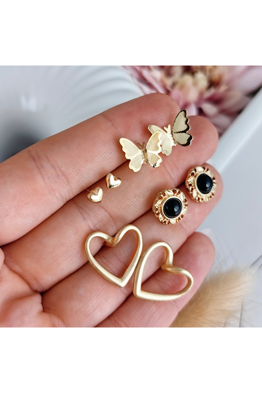 Auskarai Vintage Love