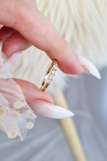 Paauksuotas žiedas iš...