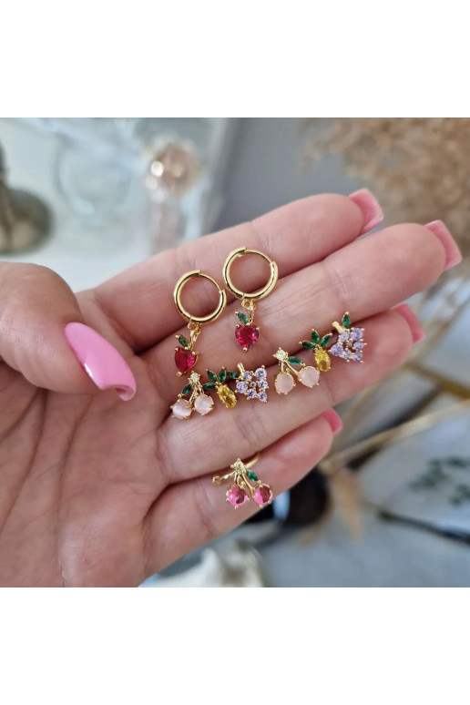 Aukso spalvos auskaras Fruity Cuff