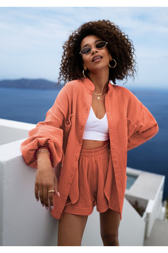 Palma - oražinės spalvos marškinėliai